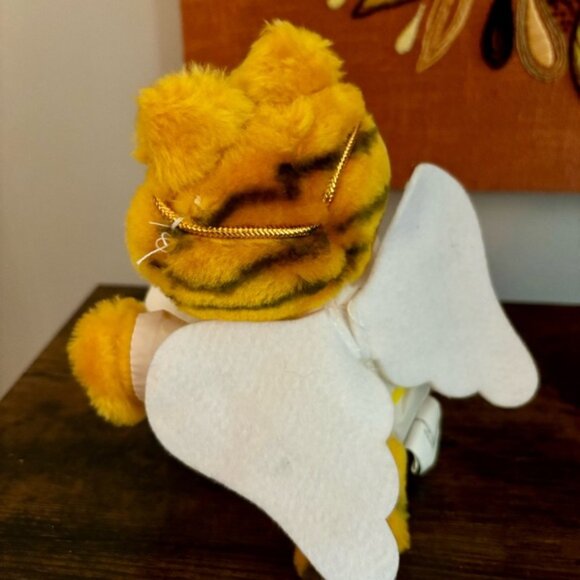 •SOLD•|Garfield| McDonalds Ed Vintage 1978 Angel Stuffed Animal Toy Plush 6" - Picture 2 of 4